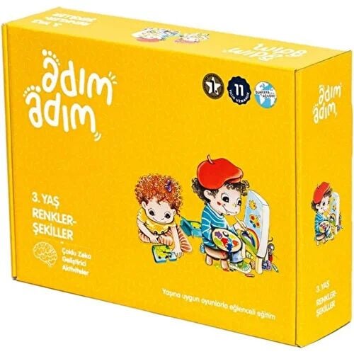 Adım Adım 3 Yaş - Renkler Ve Şekiller