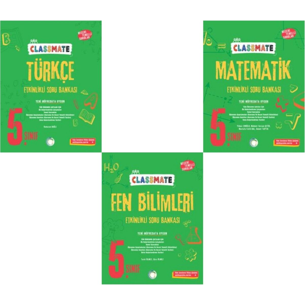 2025 Classmate 5. Sınıf Türkçe Soru Bankası - Matematik Soru Bankası - Fen Bilimleri Soru Bankası