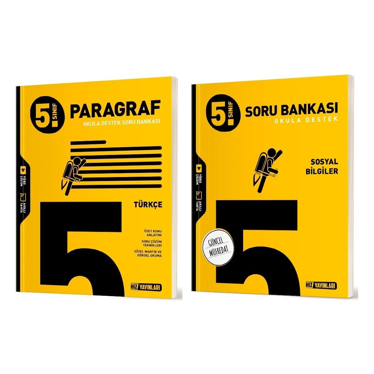 2025 5. Sınıf Paragraf - Sosyal Bilgiler Soru Bankası Seti 2 Kitap