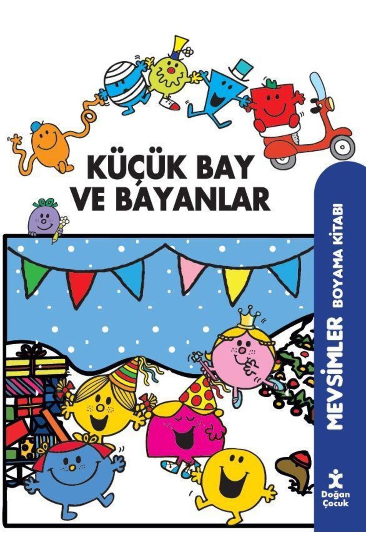 Küçük Bay Ve Bayanlar Mevsimler Boyama Kitabı