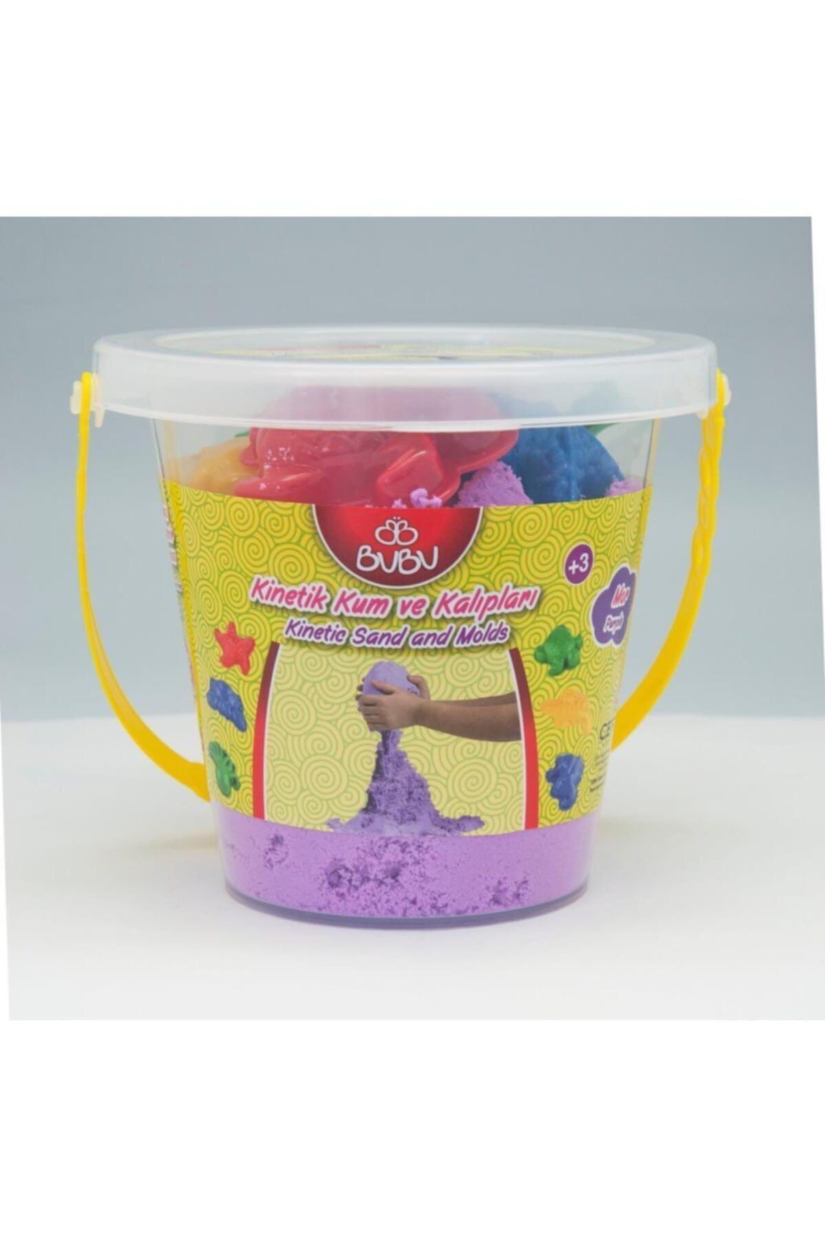 Bu-Bu Kinetik Kum Kova 500 Gr. Mor