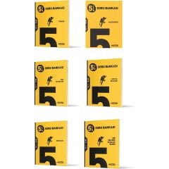 5. Sınıf Matematik Soru Bankası - Türkçe Soru Bankası - Fen Bilimleri Soru Bankası - Sosyal Bilgiler Soru Bankası İngilizce Soru Bankası 6'lı Set