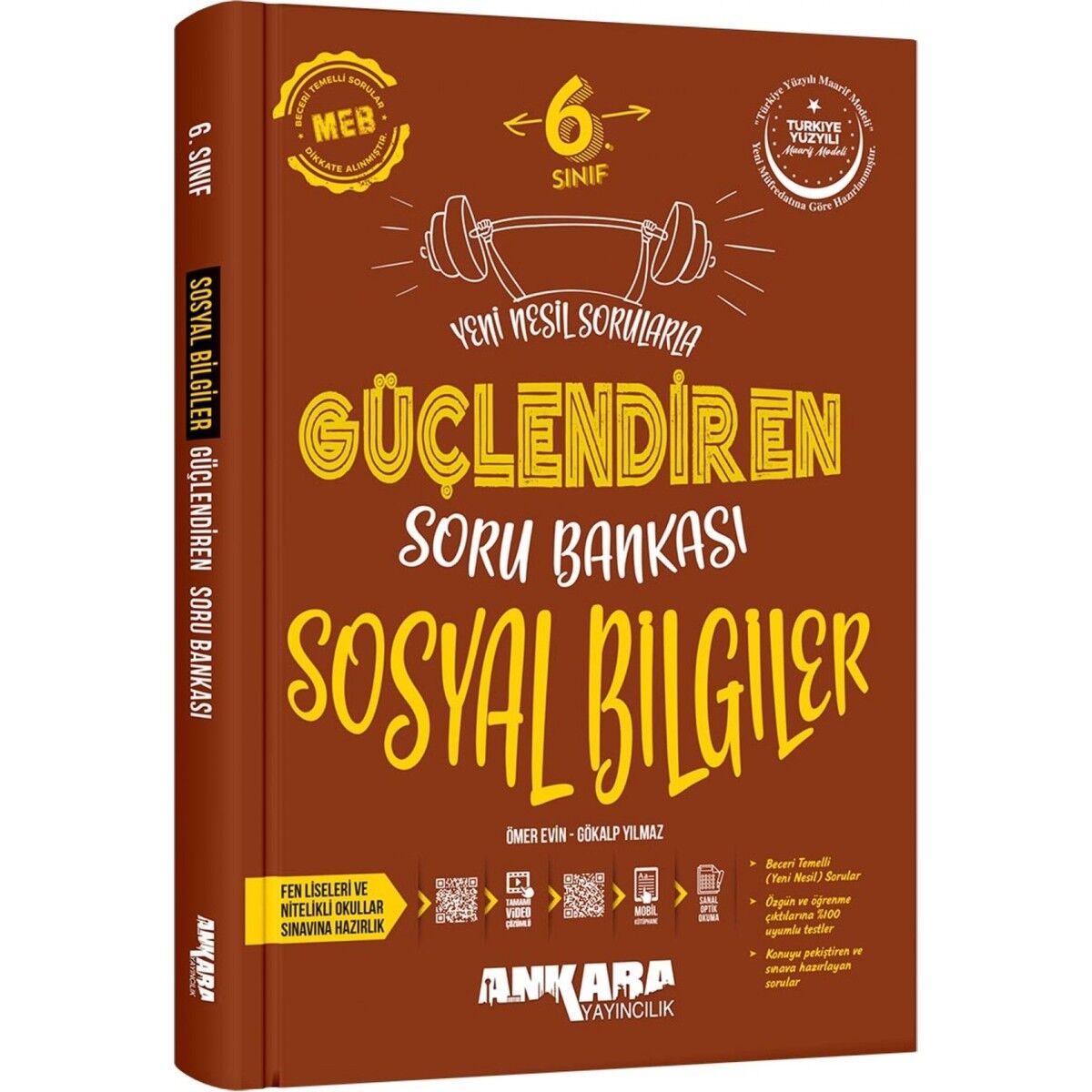Ankara Yayıncılık 6. Sınıf Güçlendiren Sosyal Soru Bankası