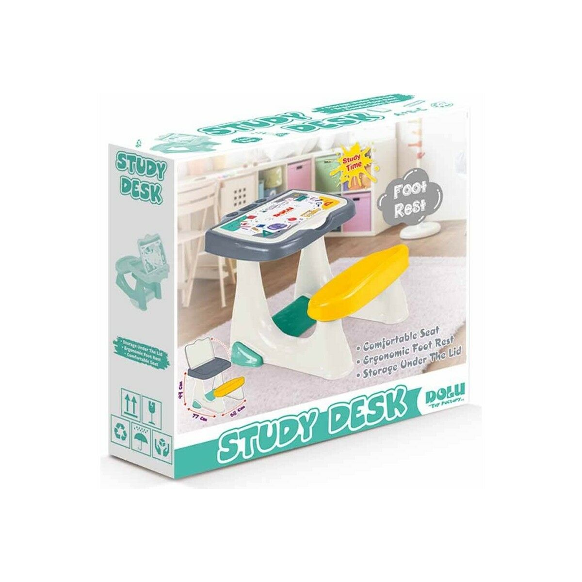 Dolu Sandalyeli Çalışma Masası