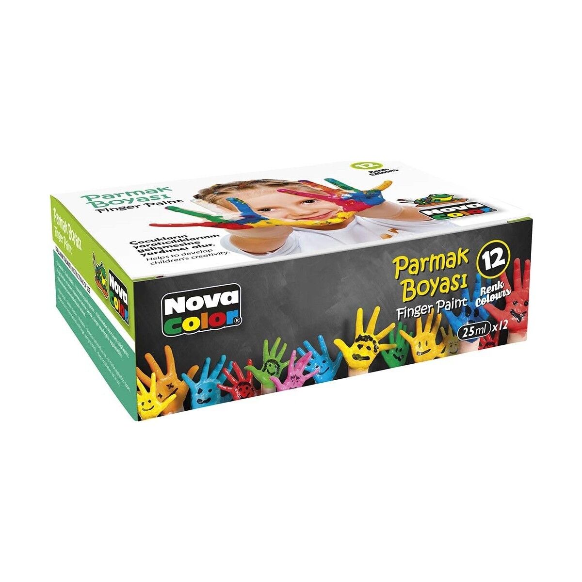 Nova Colorparmak Boyası 12li