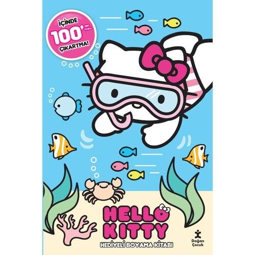 Hello Kitty 100+ Çıkartma Hediyeli Boyama Kitabi