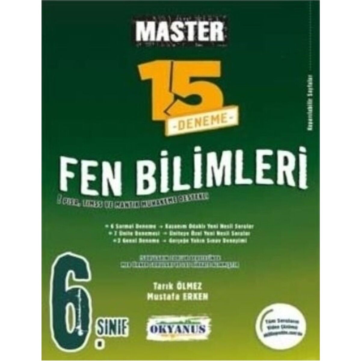 Okyanus 6. Sınıf Fen Bilimleri Master 15 Deneme
