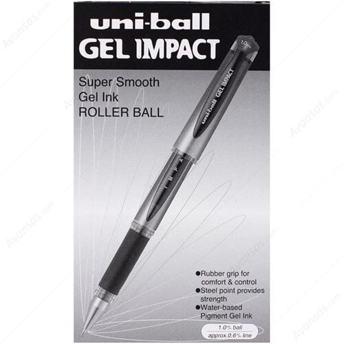 Uniball Signo Broad 1.0 İmza Kalemi Siyah 12 Li