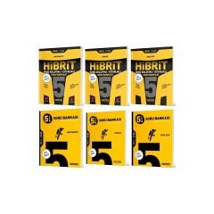 2025 5. Sınıf Matematik + Türkçe + Ingilizce Soru + Hibrit - Konu Seti 6 Kitap