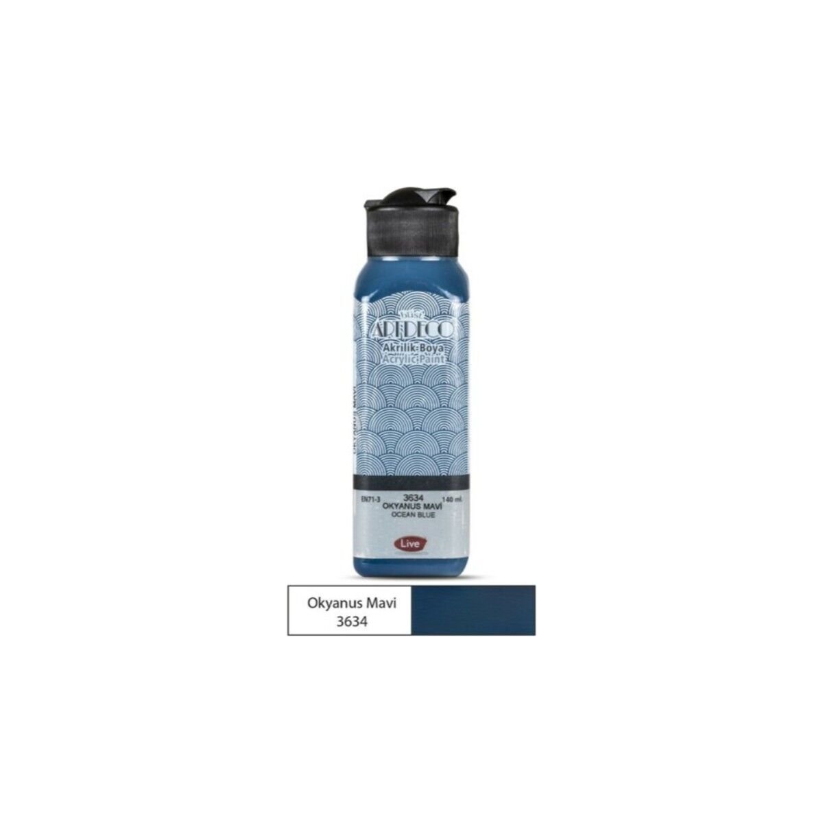 Artdeco Akrilik Boya 140 Ml Okyanus Mavi 3634