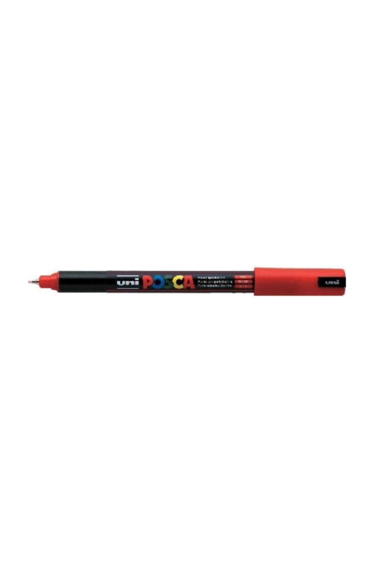 Uni-Ball Markör Posca 0.7 MM Su Bazlı Poster Kırmızı N PC-1MR