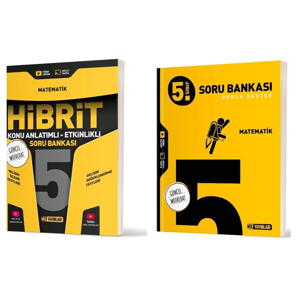 2025 5. Sınıf Matematik Soru Bankası - Hibrit - Konu Seti 2 Kitap
