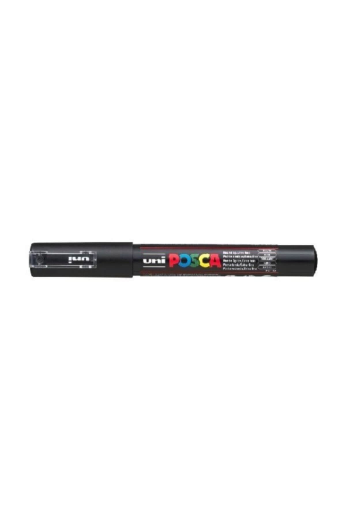 Uni-Ball Markör Boyama Posca Su Bazlı Poster 0.7 MM Siyah PC-1M