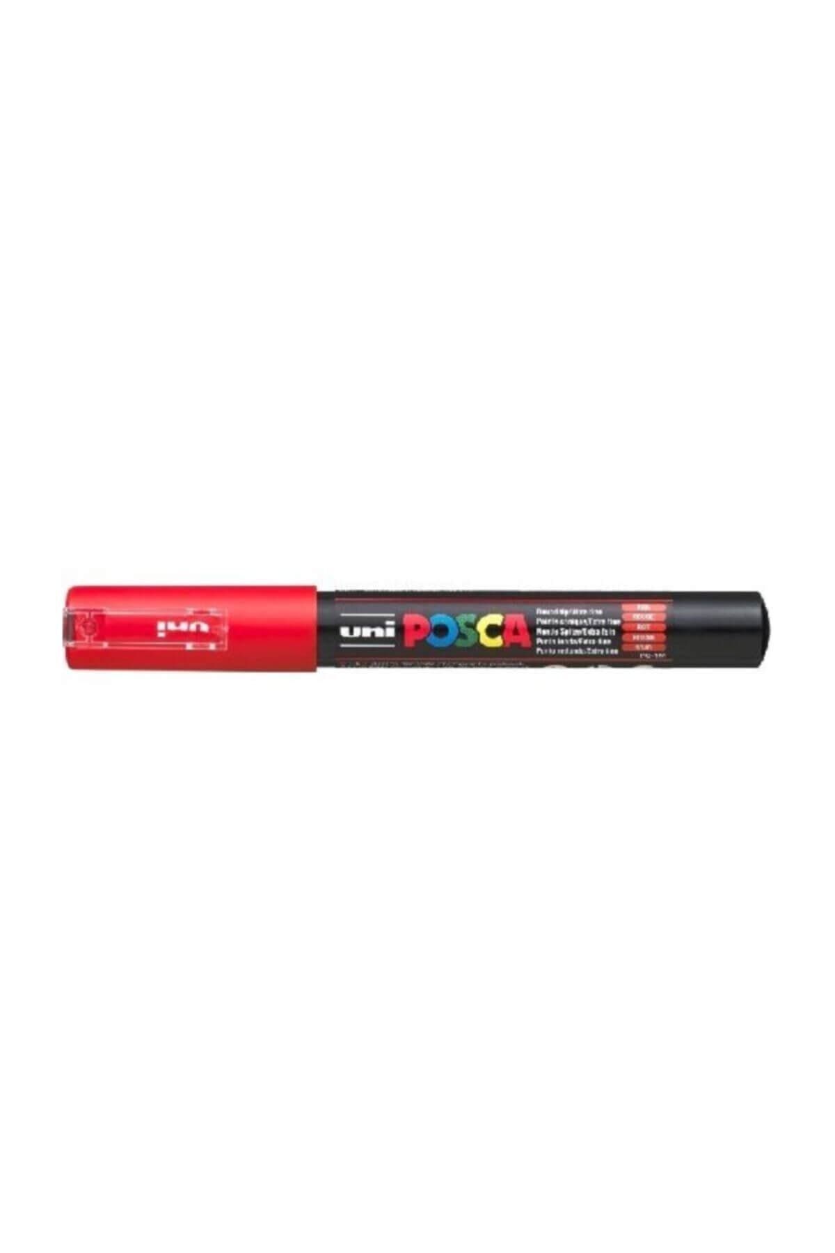 Uni-Ball Posca 0.7 Su Bazlı Poster Markörü Kırmızı N PC-1M