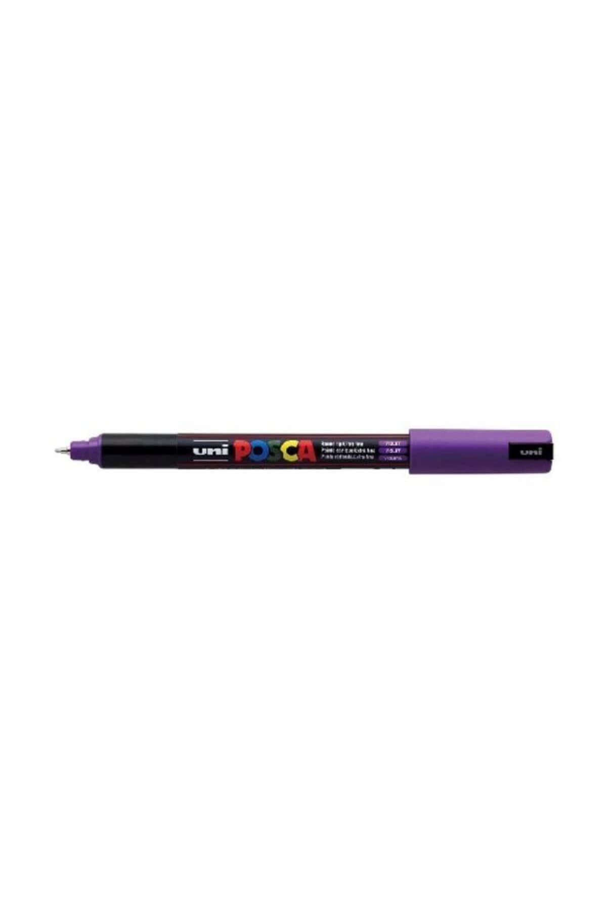 Uni-Ball Markör Posca 0.7 MM Su Bazlı Poster Mor PC-1MR