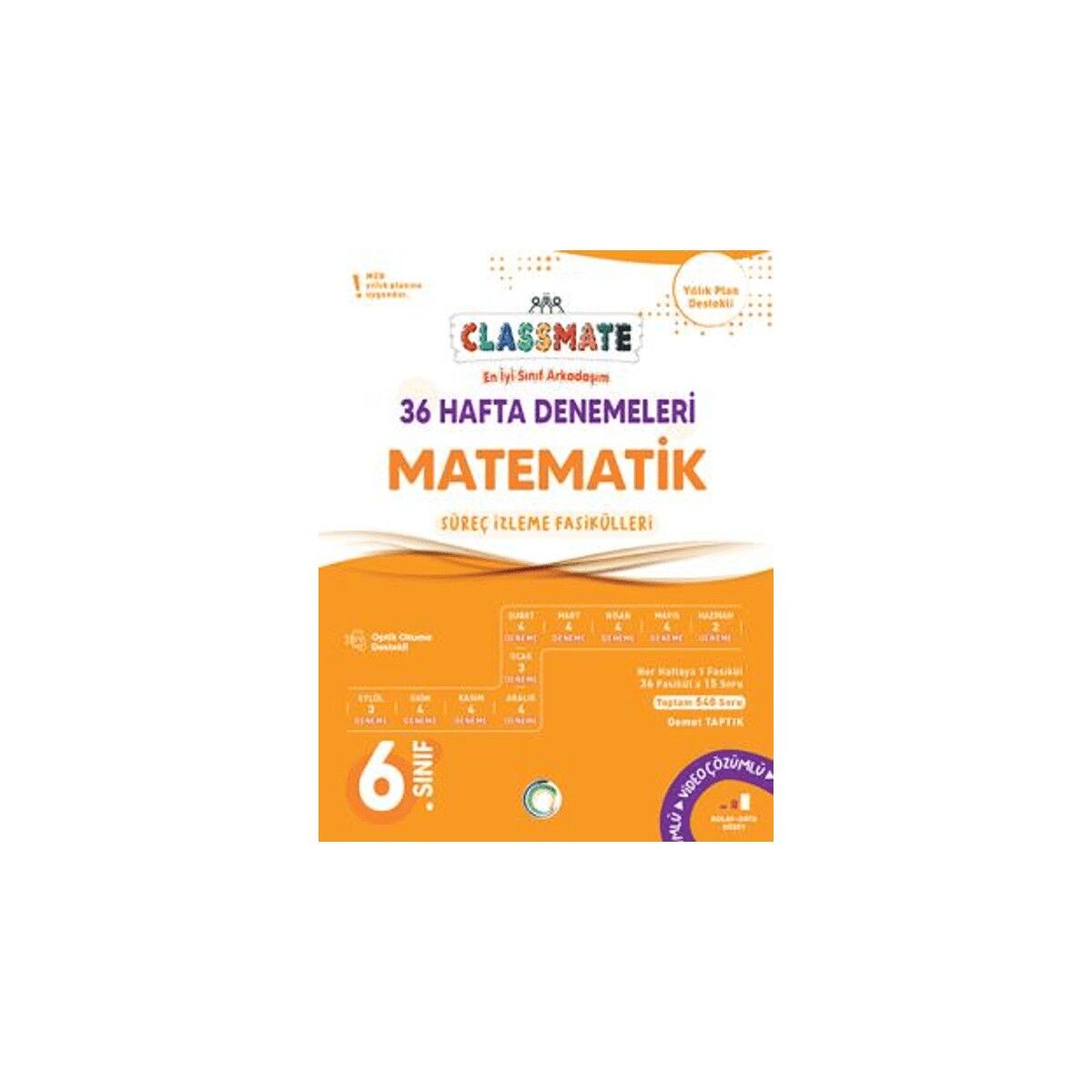 6. Sınıf Classmate 36 Hafta Denemeleri Matematik