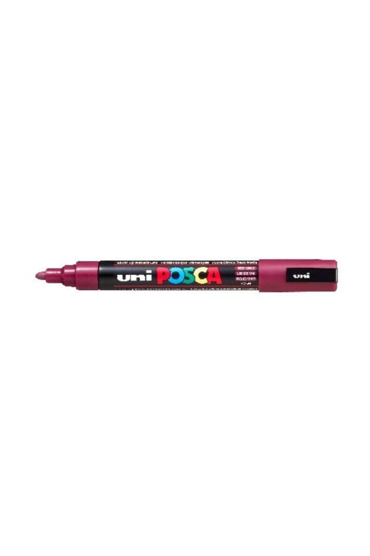 Uni-Ball Posca 1.8-2.5 Su bazlı Poster Markörü Ş.Kırmızı PC-5M