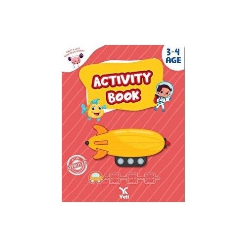 Yeti Kitap 3-4 Age Activity Book