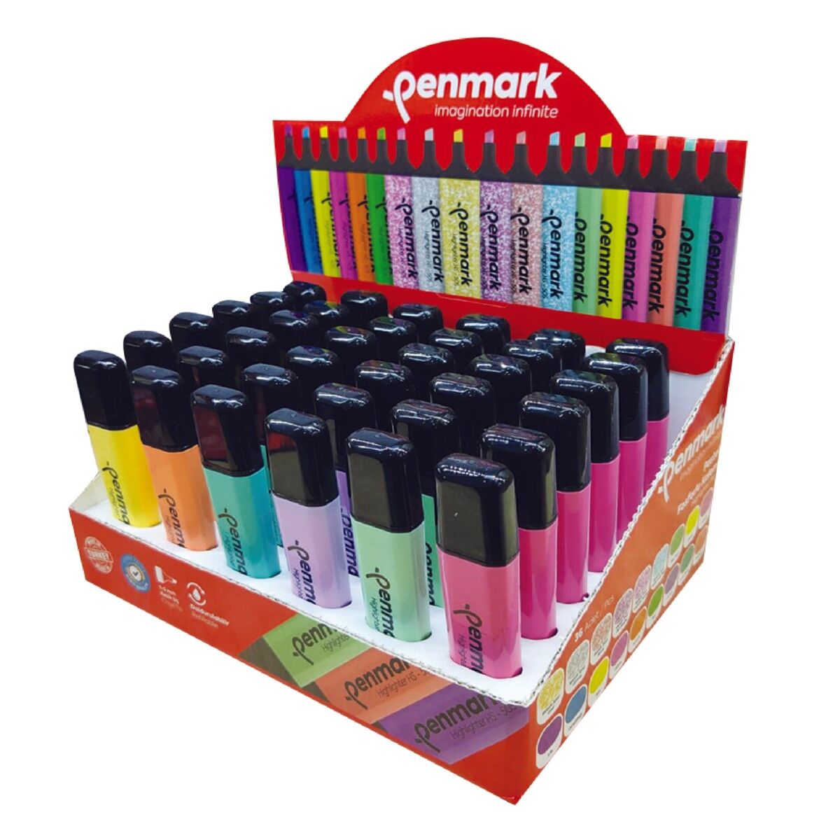 Penmark Fosforlu Kalem Neon Pembe