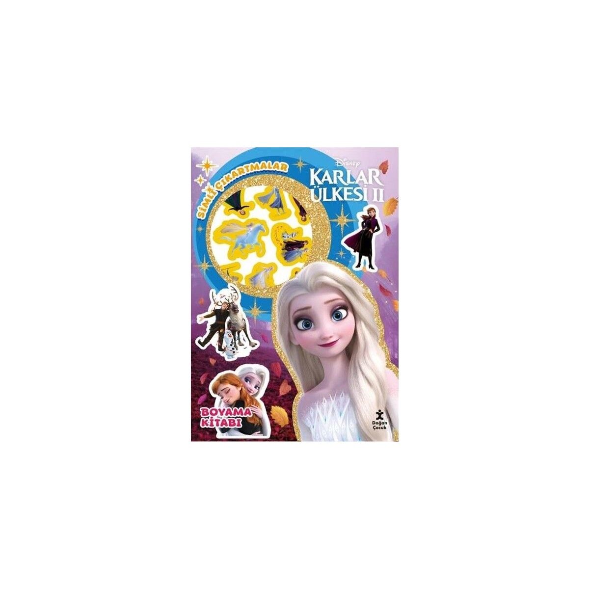 Dısney Karlar Ülkesi Star Simli Çıkartma