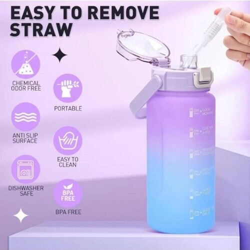 Vagon Matara Policarbon 2000 Ml Yeşil Sarı VGN2214