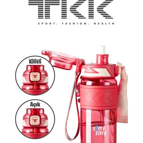 Tkk Su Matarası 600 Ml Pembe Tk019