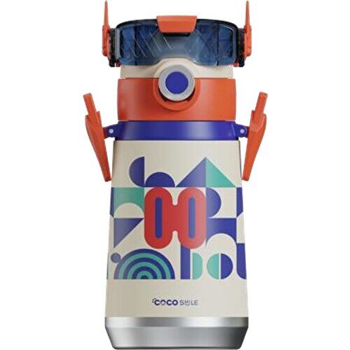 Vagonlife CS 0001 500 ml Beyaz Pipetli Boyun Askılı Çelik Termos