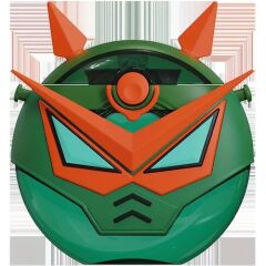 Coco Smile Cocosmile Özel Kutulu 630 ml Pipetli Robot Temalı Tritan Su Matarası -Boyun Askılı Yeşil