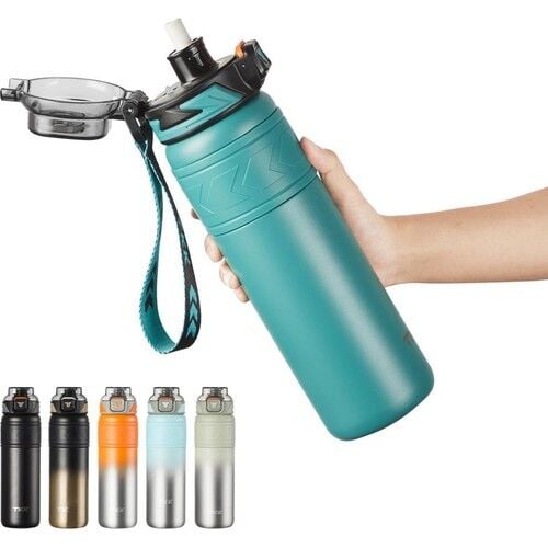 Tkk Çelik Termos 900 Ml T2025  Turkuaz