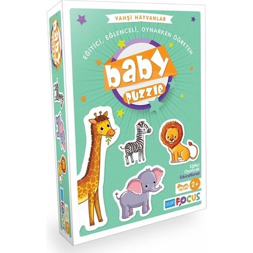 Bf158  Baby Puzzle - Vahşi Hayvanlar