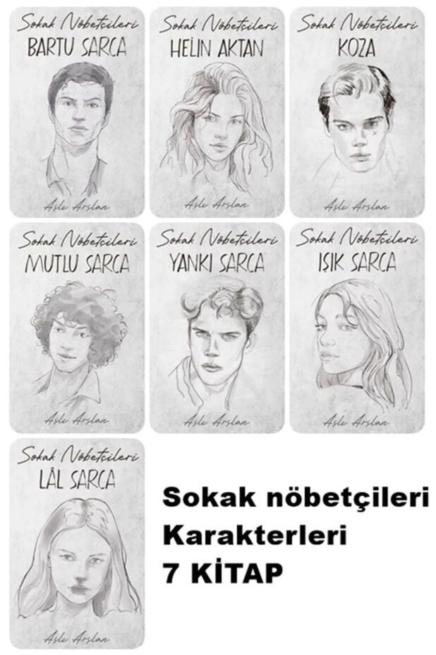İndigo Kitap Sokak Nöbetçileri Karakter Günlükleri Serisi Mutlu -Yankı -Koza -Lal -Işık -Helin Aktan-Bartu Sarca