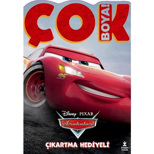 Dısney Arabalar Çok Boya Çıkartmalı Dev