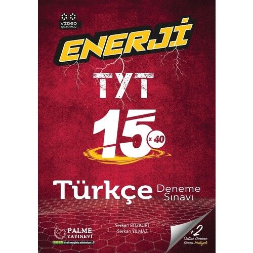 Palme Tyt Türkçe 15 Deneme
