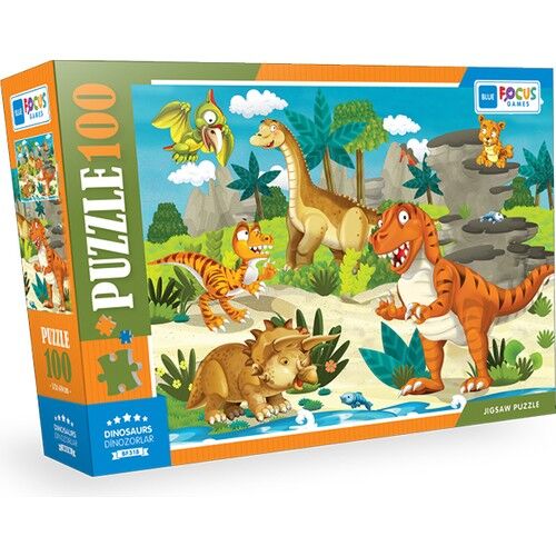 Bf318  100 Parça - Dınosaurs (dinozorlar)