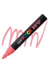 Uni-Ball Posca 1.8-2.5 Su bazlı poster markörü mercan pembe N Pc-5M