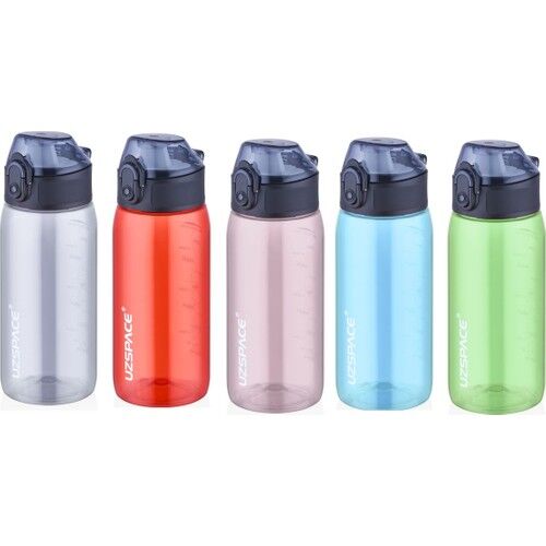 Uzspace 4101 Tritan Pipetli Matara 450 Ml Fantazi Kırmızı