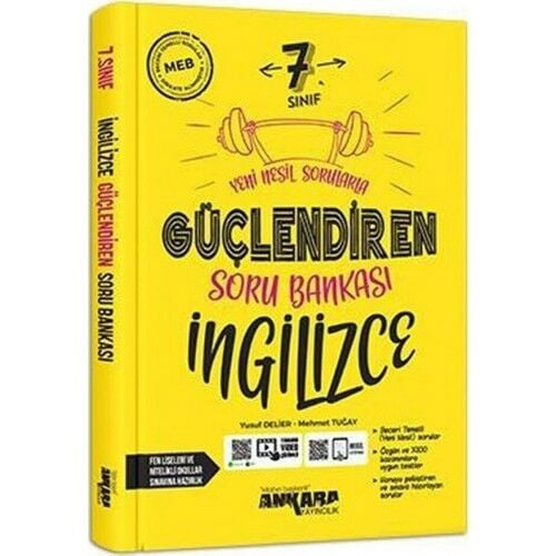 Ankara Güçlendiren 7.Sınıf İngilizce Soru Bank.