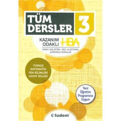 Tudem 3. Sınıf Tüm Dersler K.O. Hba