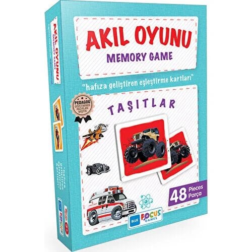 Bf119  Memory Game (akıl Oyunu) Taşıtlar