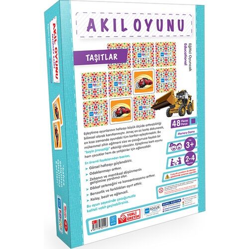 Bf119  Memory Game (akıl Oyunu) Taşıtlar