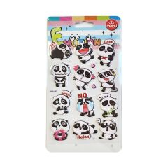 Bu-Bu Emotıons Stıckers Panda 10,9X20,5 BUBU-SWP-1801