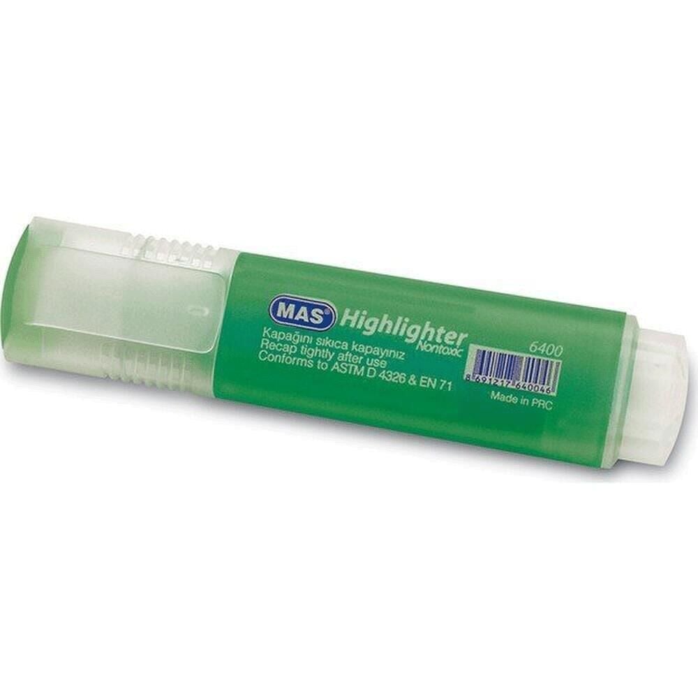 Mas Highlighter Fosforlu Kalem Yeşil