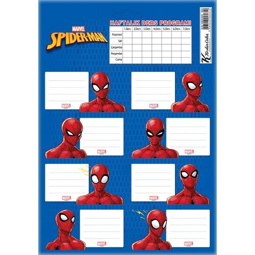Spıder Man 3lü Etiket