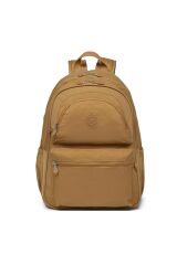 Smart Bags Büyük Boy Sırt Çantası Krinkıl Kumaş 1215 Taba