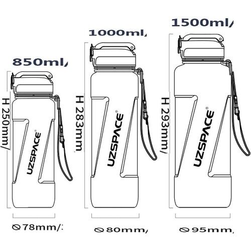 Uzpace 6056 Trıtan Matara 850 Ml Yeşil