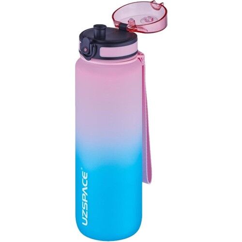 Uzspace Tritan Su Matarası 800ml Pembe Turkuaz