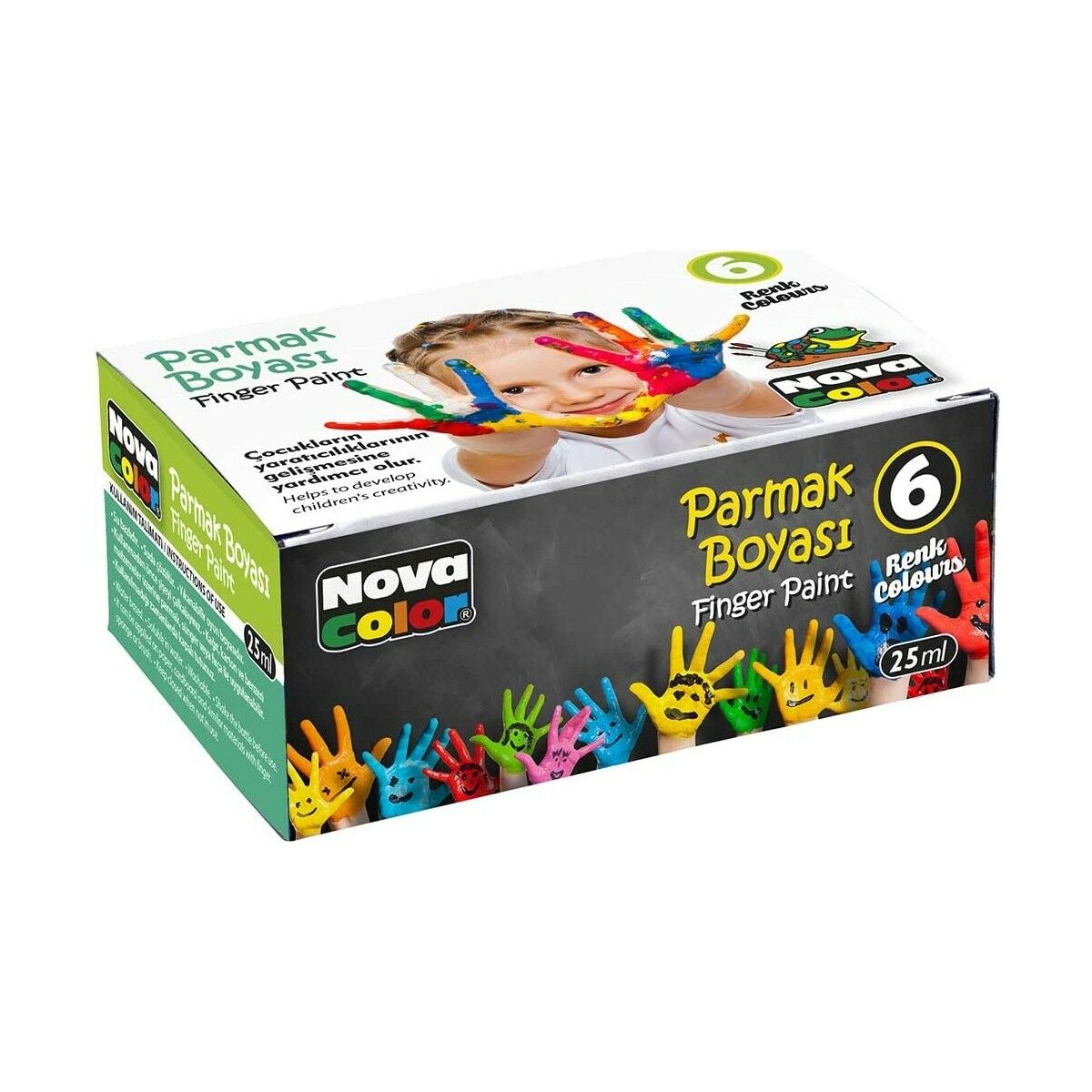 Nova Color Parmak Boya 6 Lı