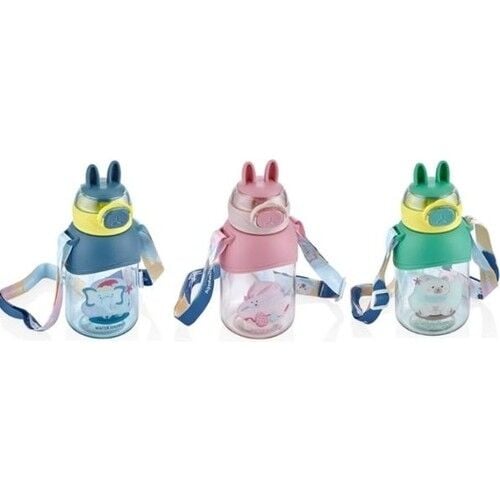 Vagonlife Vagonlife- Water Happily Plastic Bottle 650 Ml A. Yeşil