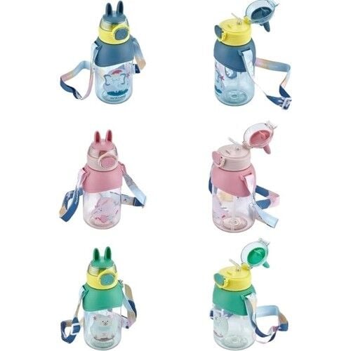 Vagonlife Vagonlife- Water Happily Plastic Bottle 650 Ml A. Yeşil