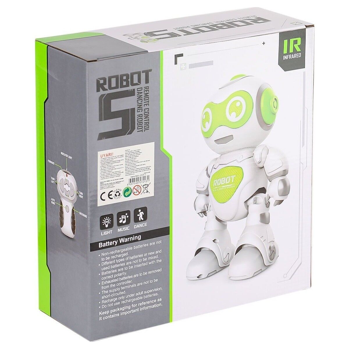 J608-1 Kumandalı Dans Eden Robot -Toysan Oyuncak